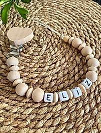 Ahşap Emzik Zinciri