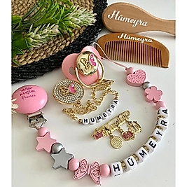 Taşlı Emzik Seti ve Tarak Fırça Seti