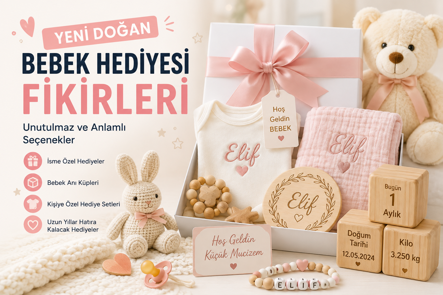 Yeni Doğan Bebek Hediyesi Fikirleri: Unutulmaz ve Anlamlı Seçenekler